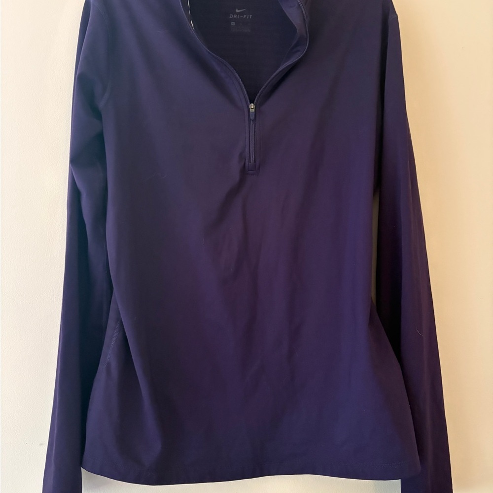 Nike Dri-FIT Quarter Zip Pullover Men’s XL Eggplant Plum Activewear